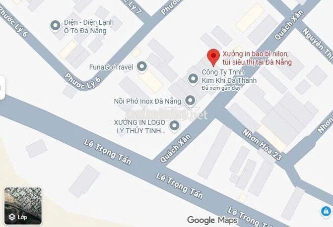 bán Đất Phước Lý, đường Quách Xân, 7.5m, lề 3.5m, hường Đông Nam