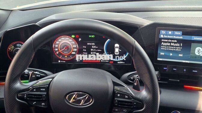Hyundai Elantra 2022 NLine 1.6Turbo,màu trắng,6v6