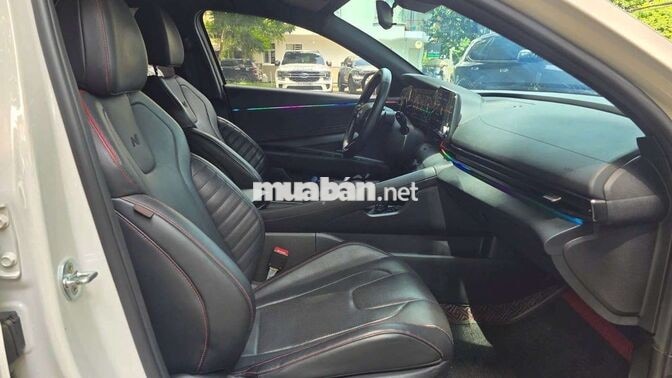 Hyundai Elantra 2022 NLine 1.6Turbo,màu trắng,6v6