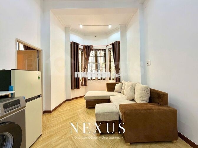 NHÀ MỚI CĂN HỘ 1PN TÁCH BẾP BAN CÔNG - FULL NỘI THẤT - KHU SÂN BAY,HVT