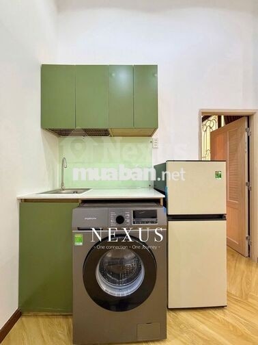 NHÀ MỚI CĂN HỘ 1PN TÁCH BẾP BAN CÔNG - FULL NỘI THẤT - KHU SÂN BAY,HVT