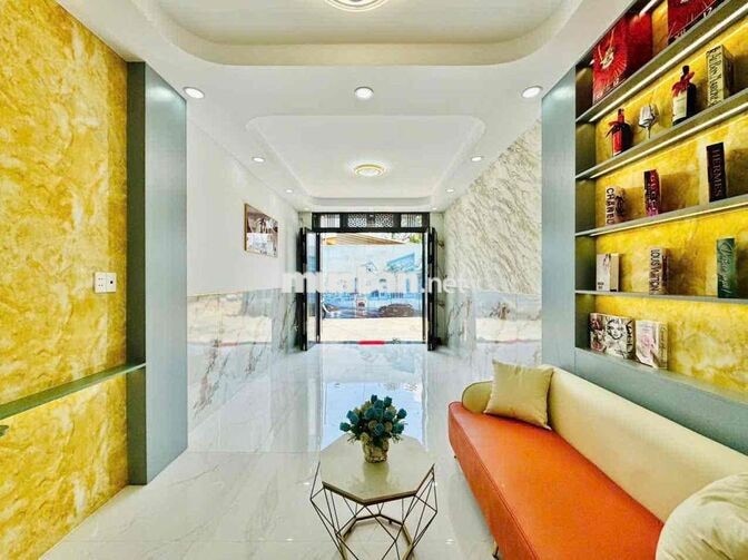 Cho thuê nhà 302 phan  huy ích (3,4x16) 1 trệt 1 lầu 4 pn , 3wc