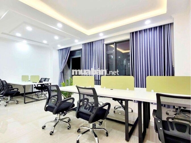 Văn phòng cho 6-10 nhân sự, full nội thất, có thang máy Vạn Phúc City