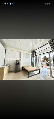 Phòng cho thuê - 2 Phòng Ngủ, 1 wc, ban công, rộng ,Full Nội Thất