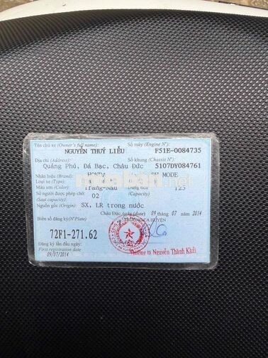 Honda SH Mode 2014 Trắng 70000 km