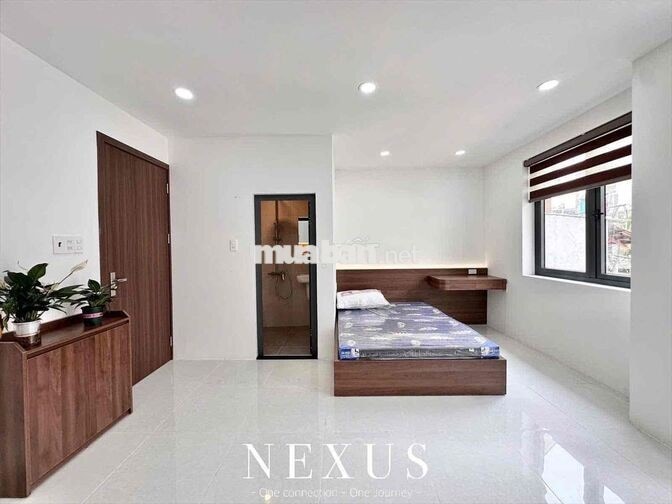 căn hộ studio full nội thất có ban công siêu thoáng mát