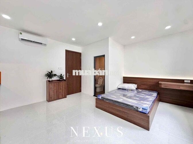 căn hộ studio full nội thất có ban công siêu thoáng mát