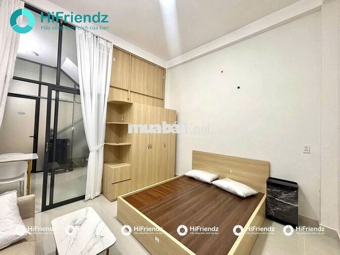 NHÀ MỚI CĂN HỘ 1PN TÁCH BẾP- FULL NỘI THẤT,MÁY GIẶT RIÊNG- KHU SÂN BAY