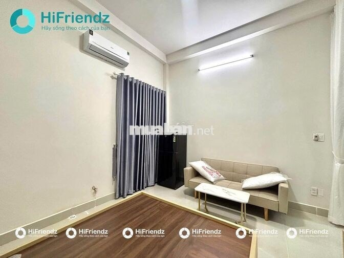 NHÀ MỚI CĂN HỘ 1PN TÁCH BẾP- FULL NỘI THẤT,MÁY GIẶT RIÊNG- KHU SÂN BAY