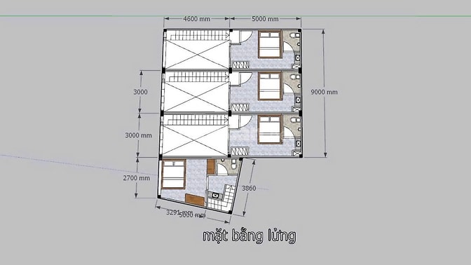 Bán dãy trọ hẻm Nguyễn Thị Búp, Phường Trung Mỹ Tây, DT 110m2, 3,2 tỷ