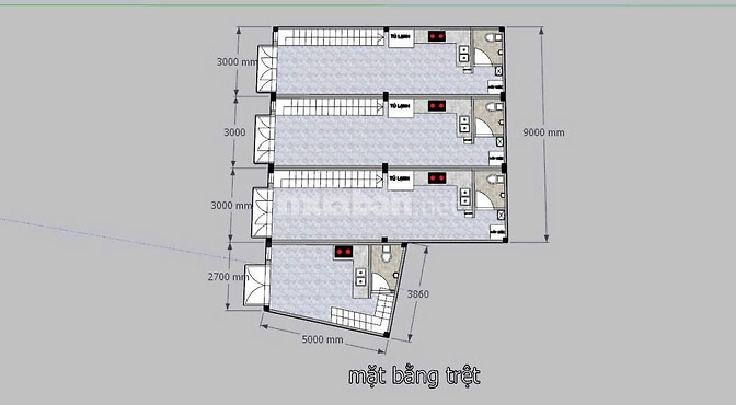 Bán dãy trọ hẻm Nguyễn Thị Búp, Phường Trung Mỹ Tây, DT 110m2, 3,2 tỷ