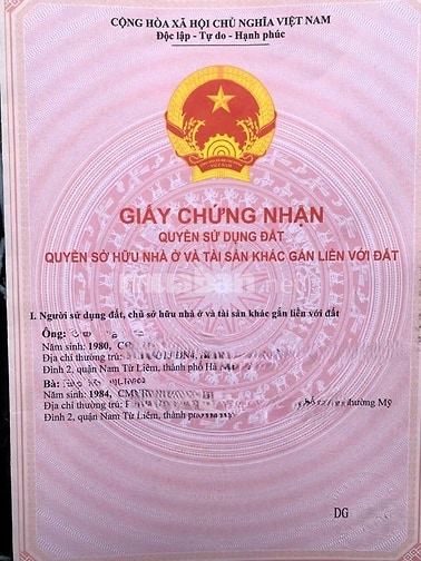 Bán nhà Liền kề khu đô thị Viglacera Xuân Phương, đường 70, Hà Nội