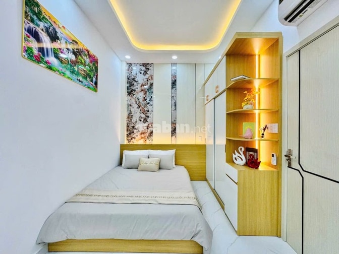 NHÀ MỚI FULL NỘI THẤT,  71M2, 4PN, HOÀN CÔNG ĐẦY ĐỦ, SHR, CHỈ 6.68