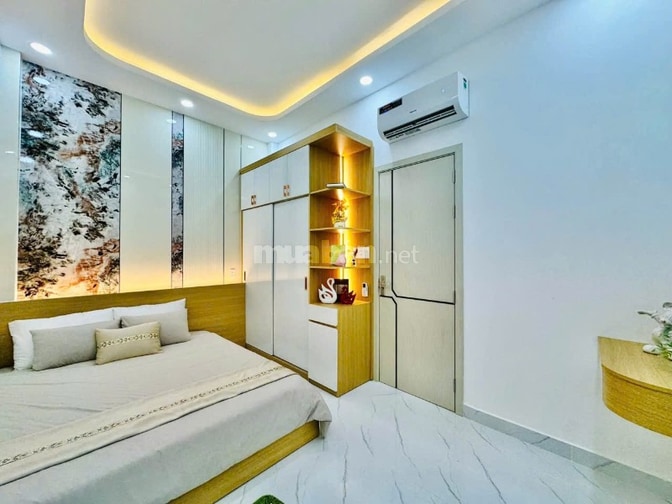 NHÀ MỚI FULL NỘI THẤT,  71M2, 4PN, HOÀN CÔNG ĐẦY ĐỦ, SHR, CHỈ 6.68