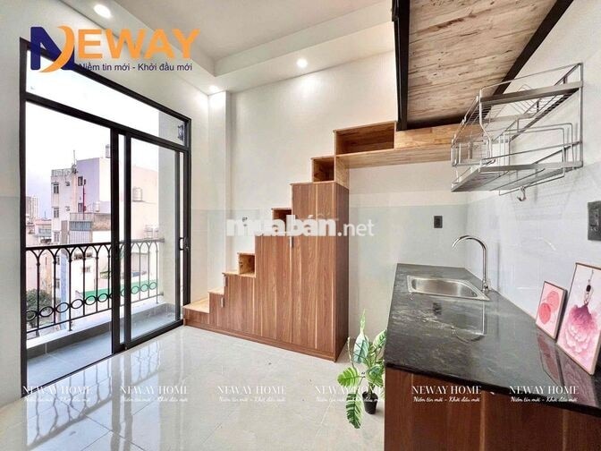 CHO THUÊ PHÒNG GÁC BAN CÔNG - MỚI XÂY NGAY LÊ VĂN QUỚI