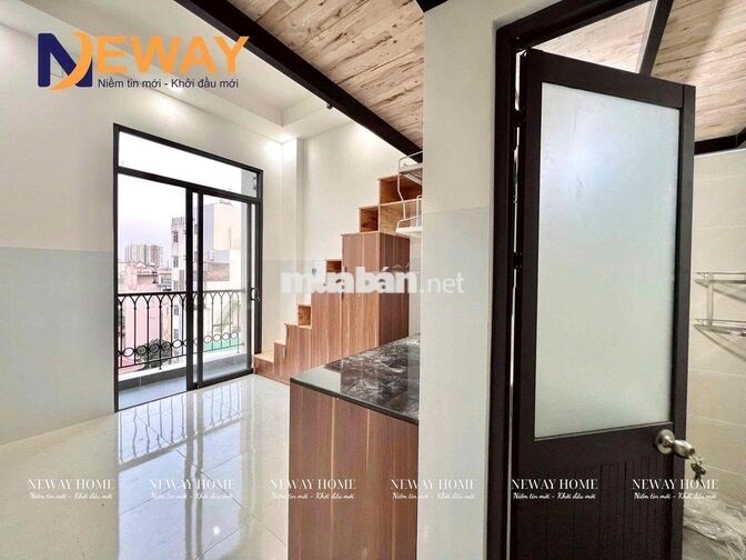 CHO THUÊ PHÒNG GÁC BAN CÔNG - MỚI XÂY NGAY LÊ VĂN QUỚI