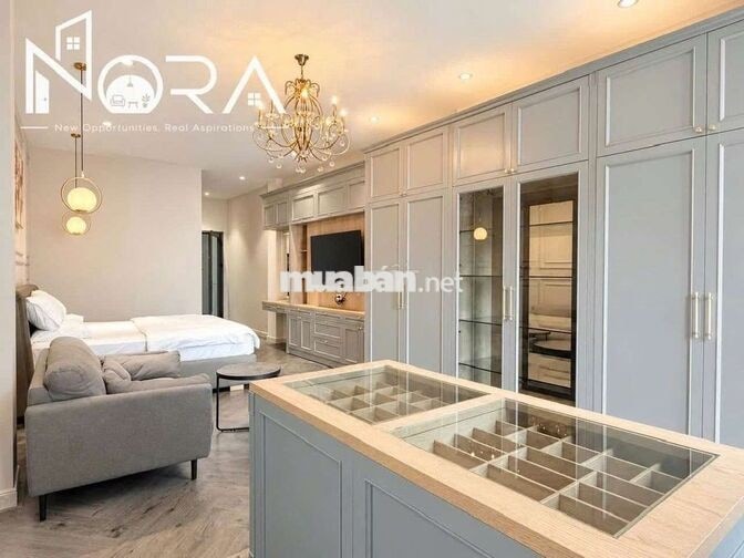 Căn hộ Studio ban công full nội thất Hai Bà Trưng gần Vincom Center 