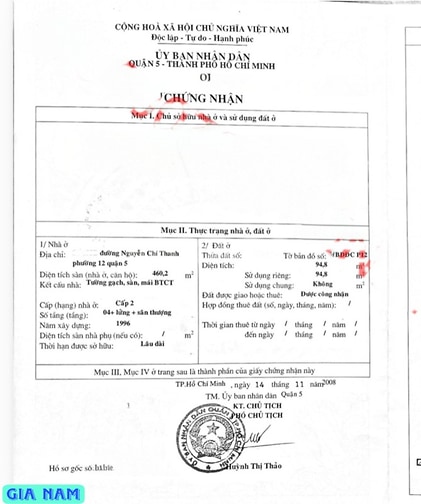 BÁN NHÀ MẶT TIỀN KINH DOANH : 193B NGUYỄN CHÍ THANH - P. 12 - Q. 5 