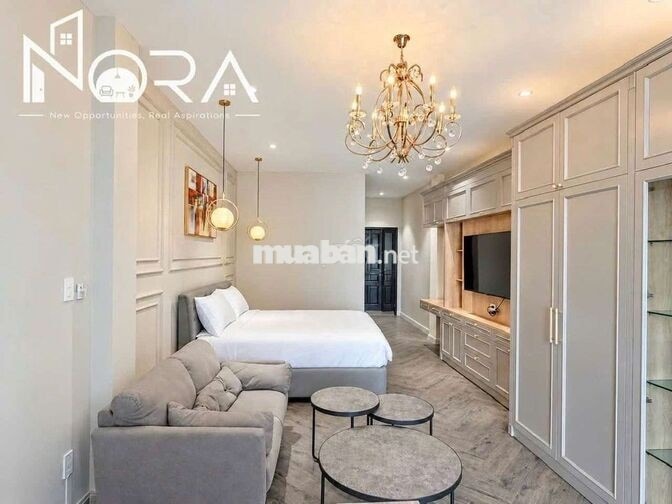 Căn hộ Studio ban công full nội thất Hai Bà Trưng gần Vincom Center 