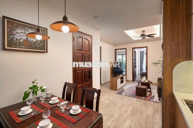 Cho thuê căn hộ Kim Mã 60m², 2PN, ban công Đông Nam, có thang máy