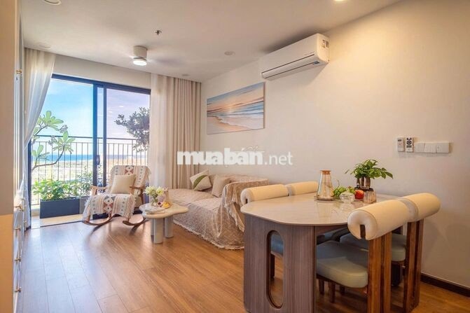 cần cho thuê căn hộ 2 phòng ngủ (60 m2) gần sông, cách biển chỉ 1,5 km