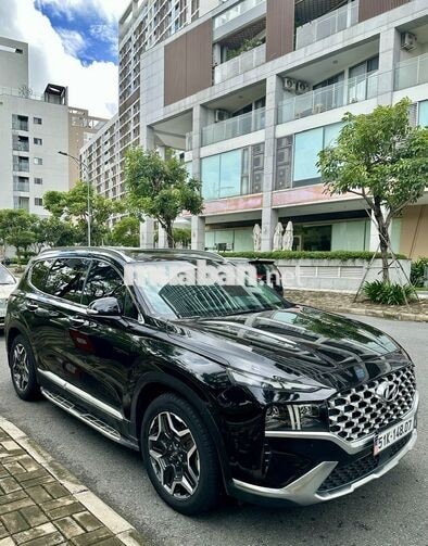 Hyundai SantaFe Premium 2022 Đen 63.000KM