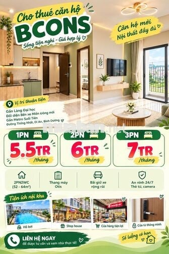 NHẬN NHÀ MỚI GIÁ THUÊ CHỈ TỪ 5.5TR NGAY TẠI LÀNG ĐẠI HỌC