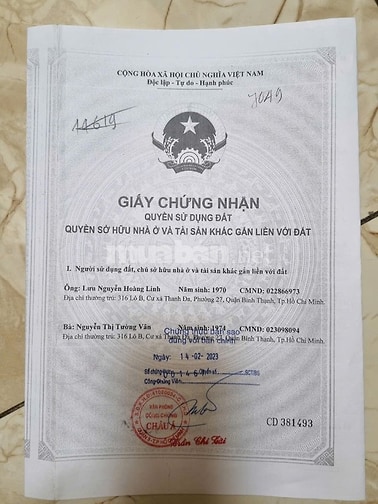 BÁN NHÀ HẼM 4M (XT) PHẠM VĂN BẠCH, P. 15, Q.TB, 6,7 TỶ, FULL NỘI THẤT