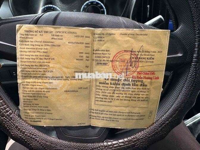 Teraco Tera-V6 Xe tải van Trắng 41.142 km