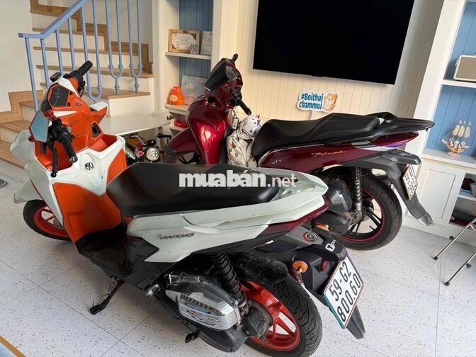 Honda Vario Trắng cam