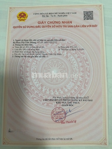Chính chủ bán nhà đường khu vực 5 thị trấn đức hòa