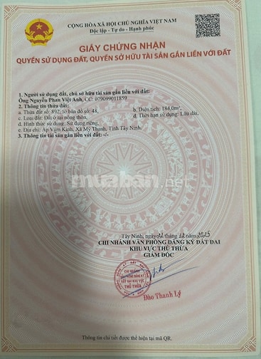 Chính chủ bán nhà đường khu vực 5 thị trấn đức hòa