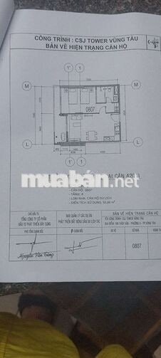 Bán 2 căn hộ tại CSJ Tower d/c 169 Thùy Vân, P.8, TP. Vũng Tàu.HCMC