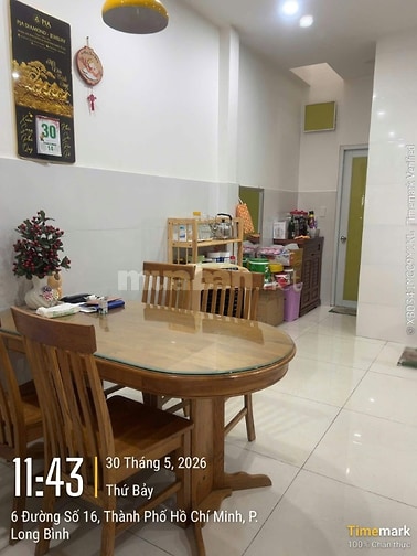 Nhà mặt tiền 82.6m2, 2 phòng ngủ, đường 16, P. Long Bình, TP. Thủ Đức