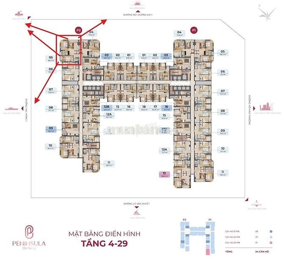 CĂN GÓC, MẶT SÔNG HÀN, 96m2, 2PN, FULL NỘI THẤT GIÁ 5,2 tỷ