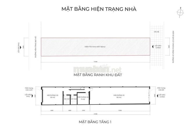 BÁN HOẶC CHO THUÊ NHÀ 2 MẶT TIỀN