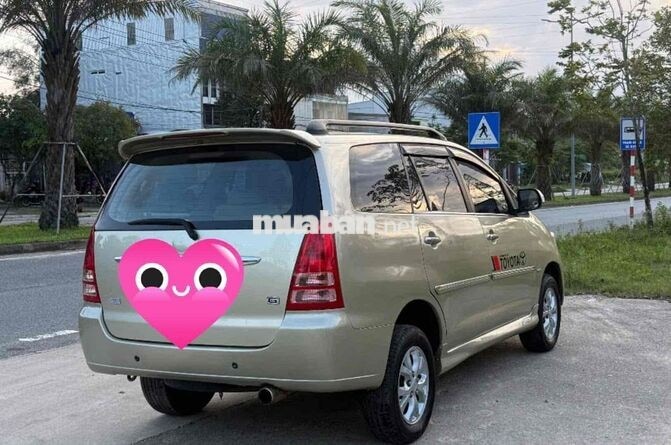 Toyota Innova G 2007 Số sàn Vàng cát
