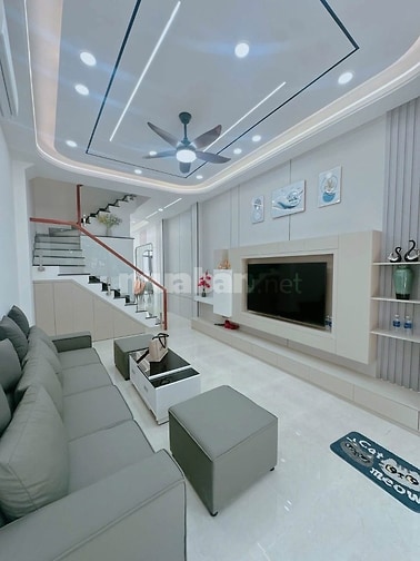 Lê Quang Định Bình Thạnh, ~60m2(4x16m) 4 tầng 4PN, mới đẹp dọn ở ngay