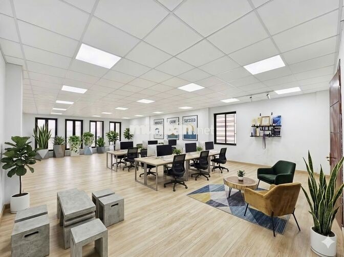 Cho thuê văn phòng 120m2 Huỳnh Thúc Kháng chỉ từ 20tr mặt tiền 8m 