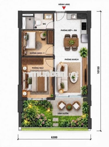 CHỈ 2 TỶ CHO CĂN SÂN VƯỜN HƯỚNG BIỂN FOURS TOWER