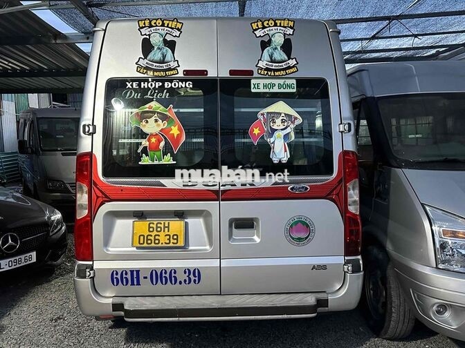 Ford Transit 2013 16 chỗ Bạc