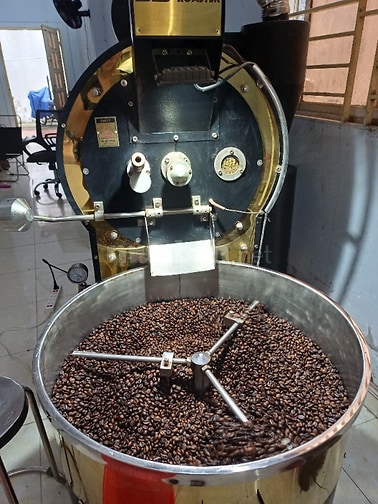  CÀ PHÊ RANG XAY NGUYÊN CHẤT  ARABICA CẦU ĐẤT 