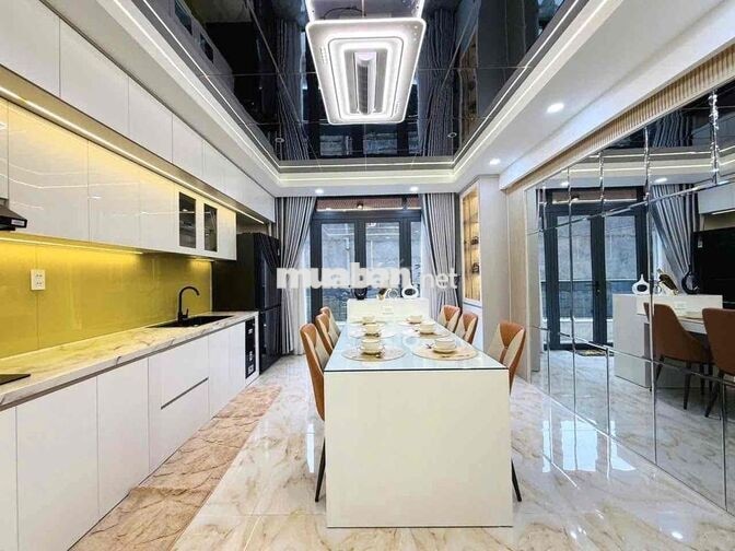 🤩🍀 🌹Giảm mạnh Tết 600tr – nhà 5 tầng Phan Huy Ích – hẻm 6m – 9.3 Tmạnh