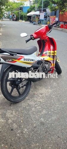 Suzuki Satria 120 Đỏ Trắng Vàng