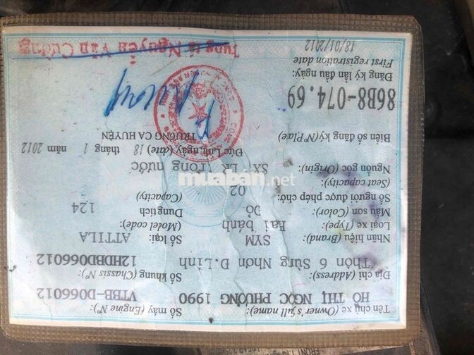SYM atila máy mạnh êm cần bán