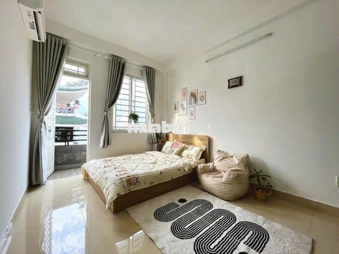 🌿 CHÍNH CHỦ CHO THUÊ STUDIO BAN CÔNG NGUYỄN THÁI SƠN- FULL NỘI THẤT 🌿