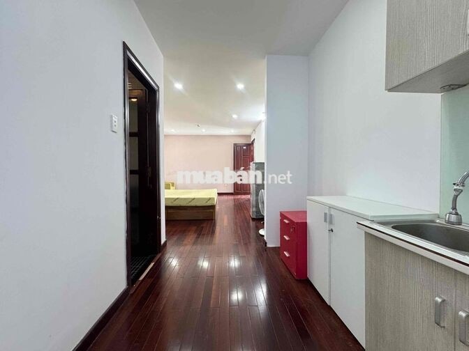 CHÍNH CHỦ CHO THUÊ STUDIO SÀN GỖ 45m2 FULL NT