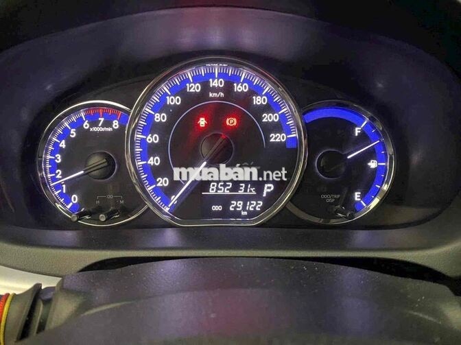 Toyota Vios 1.5G CVT 2019 Đen Tự động 29000km