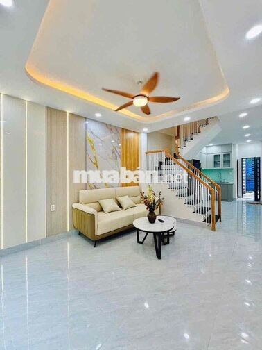 Chủ Định Cư Bán Nhà Nguyễn Cửu Vân,P17,B.Thạnh.Giá 5tỷ850/56,25m.SHR.