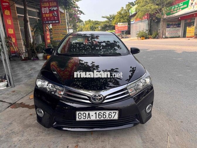 Toyota Corolla Altis 5 chỗ Tự động Xăng Đen